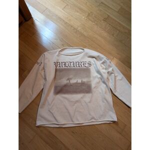 Kanye West Ye Vultures Long Tour Shirt Volume 1 Promo Size 1 Cream Album Gosha